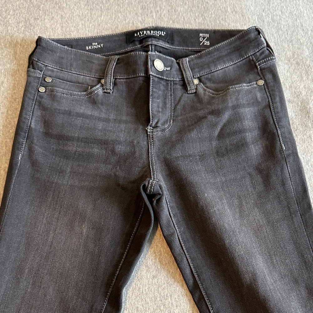 Liverpool Women's Charcoal Skinny Jeans